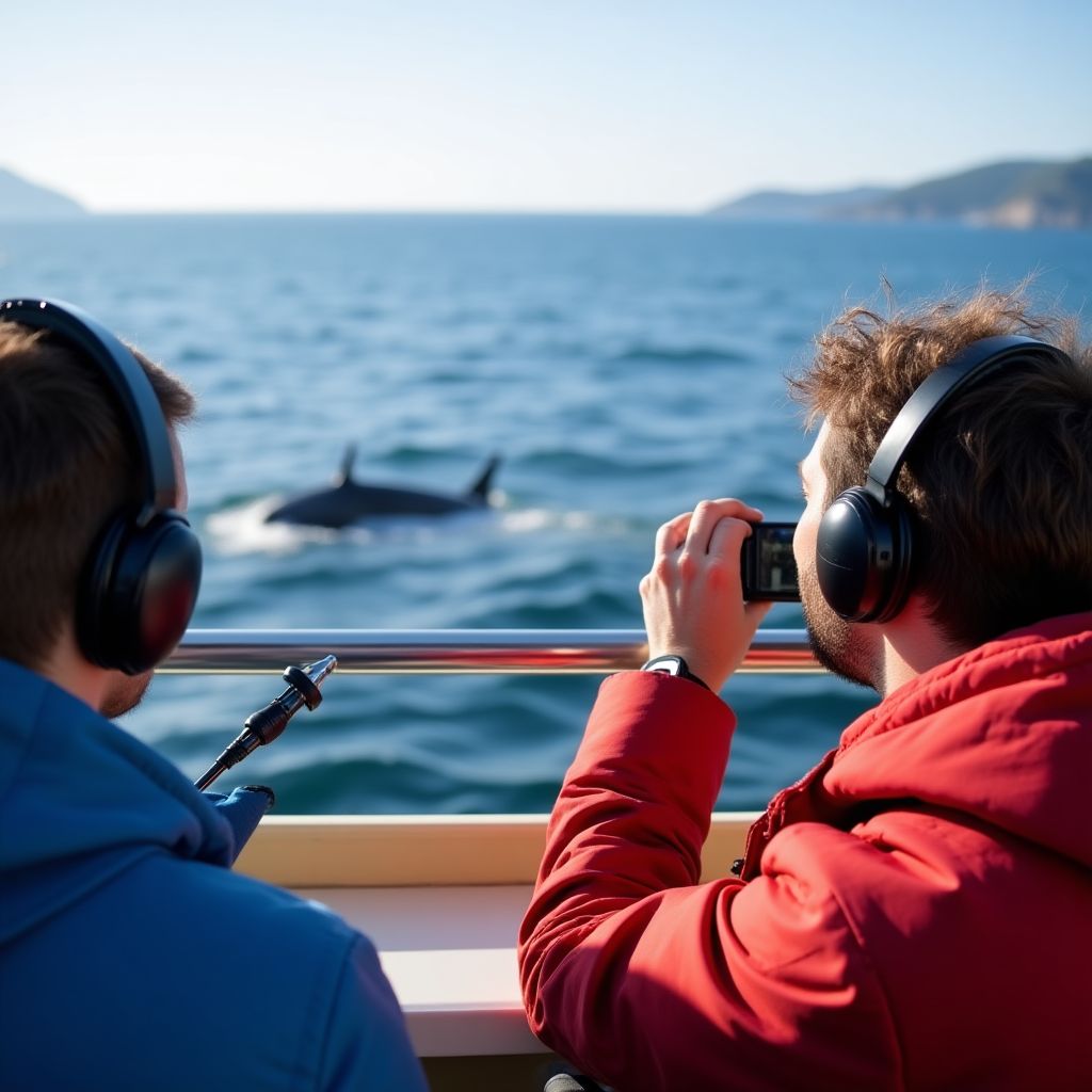 Listening to whale songs